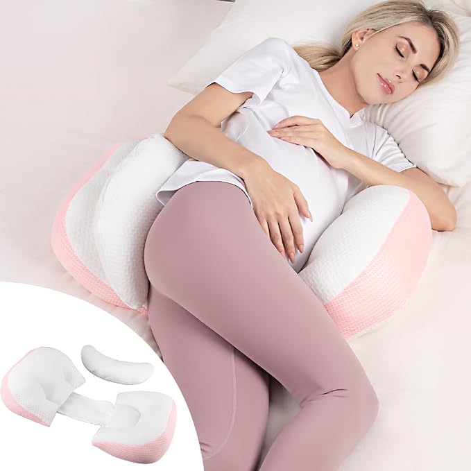 Chilling Home Pregnancy Pillow for Sleeping Portable, Maternity Pillow for Side by ChillingHome