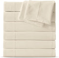Maple&Stone King Flat Sheet 6 Pack, Premium Soft & Breathable, Brushed by MapleStone