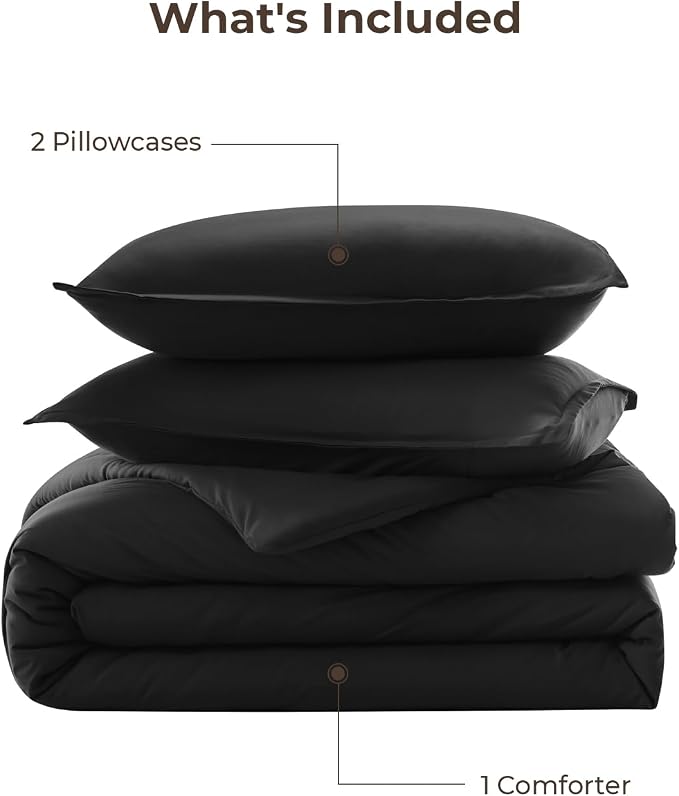 Litanika Black California King Comforter Set - Image 7