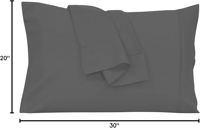 Royale Linens Queen Pillowcase Set of 2 - Image 10