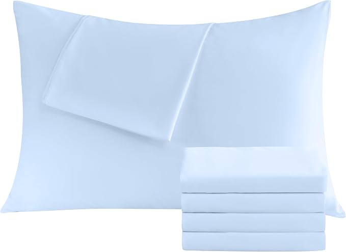 Pillowcases Standard 4 Pack, 20x26 Pillow Cases by Culve