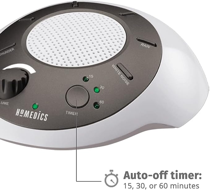 Homedics SoundSleep White Noise Sound Machine, Small Travel Sound Machine - Image 6