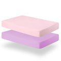 Biloban Pack and Play Sheets Fitted, 2 Pack Pack and Play Sheet Fits by Bilobanbabybedding