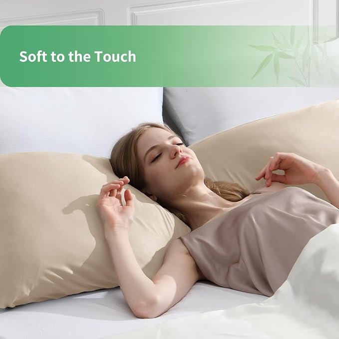 Body Pillowcase, Cooling Viscose from Bamboo Pillow Cover - Image 3
