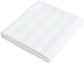 Flat Sheet Only Twin Size, 400 TC 100% Egyptian Cotton Flat Sheet Striped by ShunjieHome
