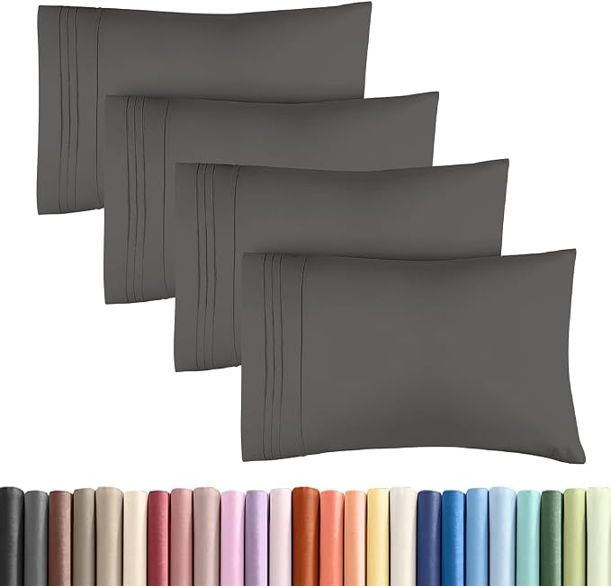 Standard Pillow Cases Set of 4 by CGKUnlimited