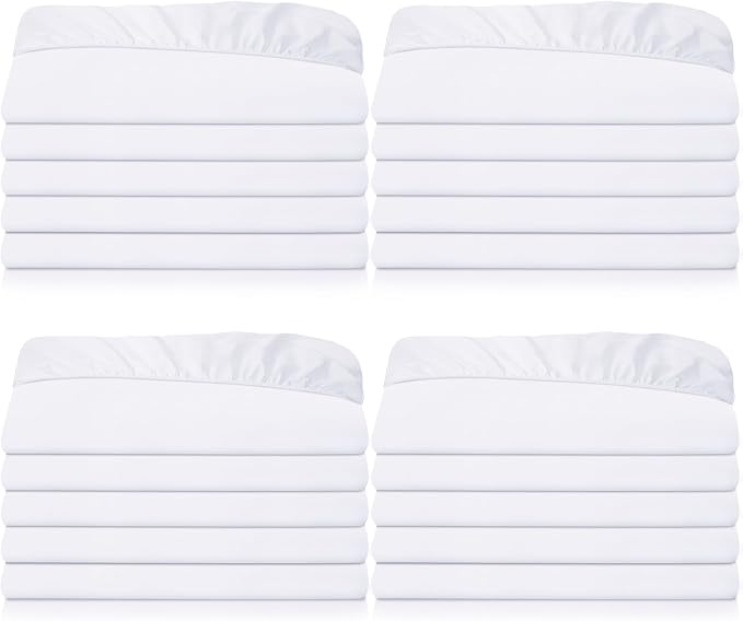 Preboun 20 Pack Fitted Sheets Bulk by Preboun