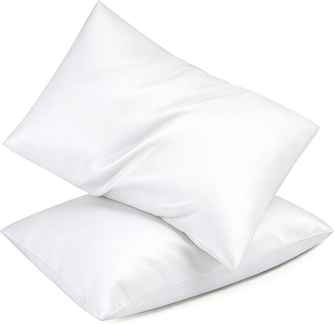 MR&HM Breathable Toddler Pillowcase 13"x18" Travel Pillow Case Set of 2 by MRHM