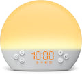 KEPLUG Wake Up Light Sunrise Alarm Clock, Digital Alarm Clocks Bedside Dimmable by KEPLUG