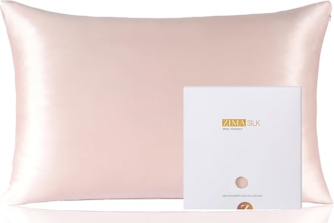 ZIMASILK 100% Pure Mulberry Silk Pillowcase by ZIMASILK