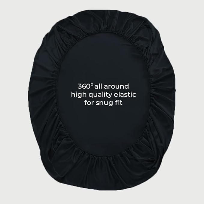 LINENWALAS Fitted Sheet Only Viscose Derived from Bamboo, Bottom Sheet - Image 5