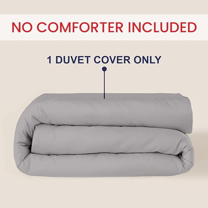 Kotton Culture 1 Pc Duvet Cover Queen Size/Full Size-100% Egyptian Cotton 600 - Image 2