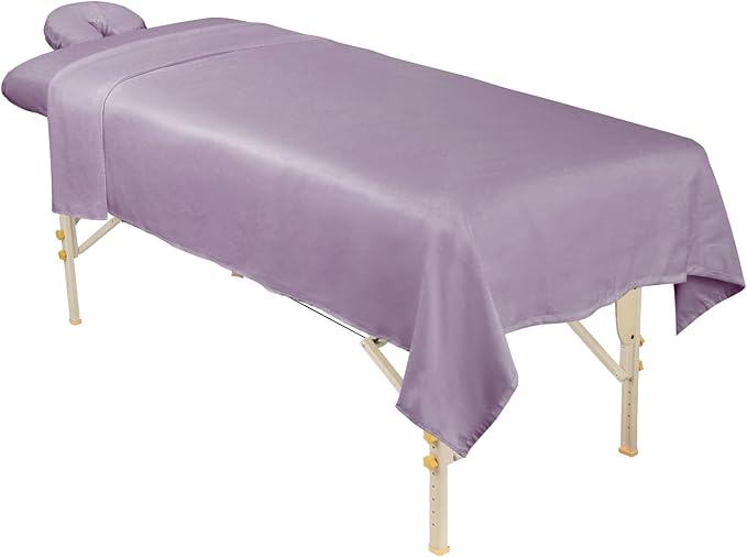 ForPro Professional Collection Premium Microfiber 3-Piece Massage Sheet Set - Image 3