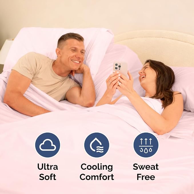 Flex Top Split Head King 4 Piece Sheet Set - Image 5