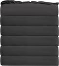 Bulk Queen Fitted Sheet Only Deep Pocket 6 Pack, Quick Sort Bottom Bed Sheets by Culve