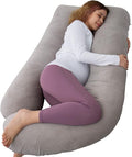 60 Inch Pregnancy Pillows for Sleeping, Extra Large U Shaped Body Pillow by AMCATON
