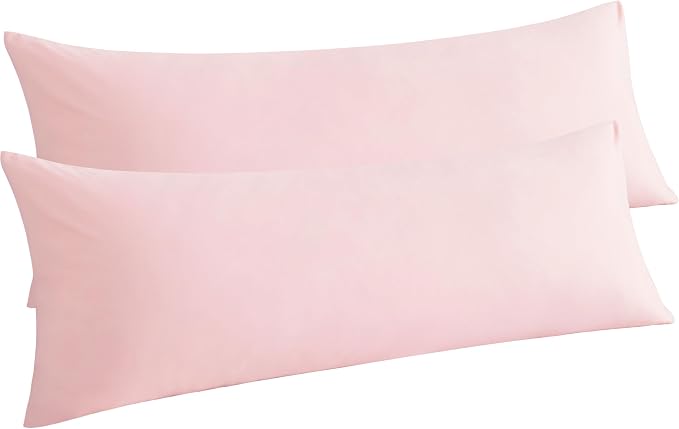 NTBAY Body Pillow Cases Set of 2, 2 Pack Brushed Microfiber 20x54 Pillow Cases by NTBAY