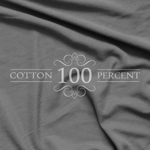 Knit Jersey 100% Cotton 2 Twin XL Fitted Bed Sheets Soft and Comfy - Image 3