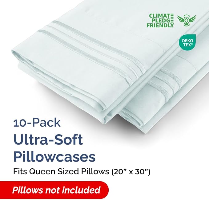 Queen Pillow Cases Set of 10 - Image 2