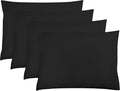 ZPECC Black Pillow Cases Queen Size Set of 4, 20x30 Envelope Closure Pillowcases by ZPECC-ABrandThatHasBeenFocusedOnBabyProductsFor18Years