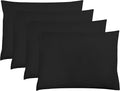 ZPECC Black Pillow Cases Standard Size Set of 4, 20x26 Envelope Closure by ZPECC-ABrandThatHasBeenFocusedOnBabyProductsFor18Years