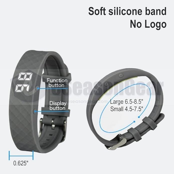 VB80 12 Alarm Vibrating Watch, Silent Vibration Shake Wake ADHD Medication - Image 3