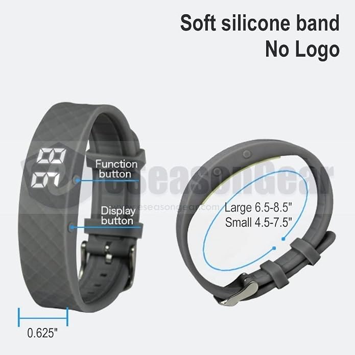 VB80 12 Alarm Vibrating Watch, Silent Vibration Shake Wake ADHD Medication - Image 3