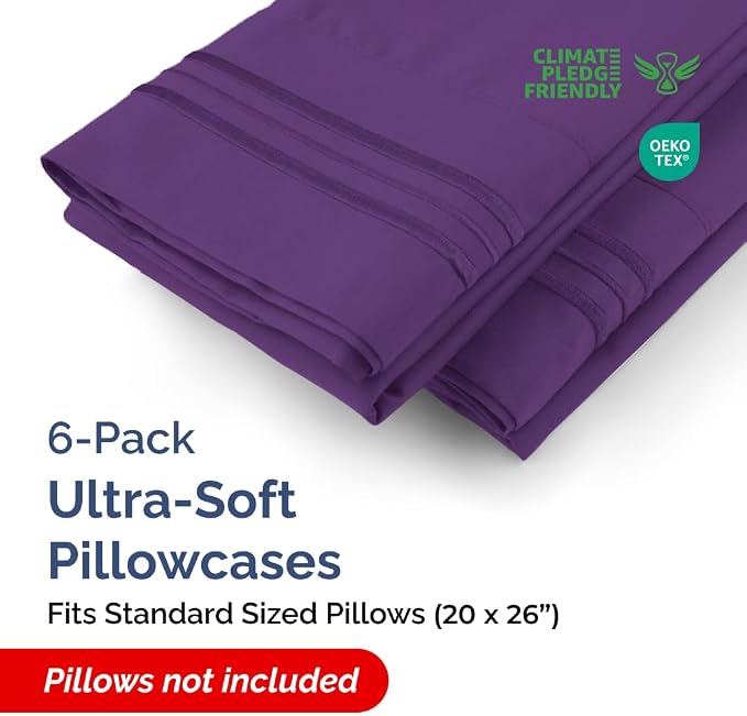 Standard Pillow Cases Set of 6 - Image 2