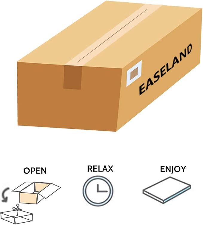 EASELAND Full Size Mattress Topper Pillow Top Mattress Cover Quilted Fitted - Image 7
