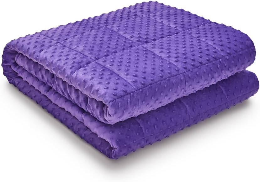 TONGDADA Minky Weighted Blanket | 40''x60'', 10lbs | Cozy and Soft Minky - Image 7