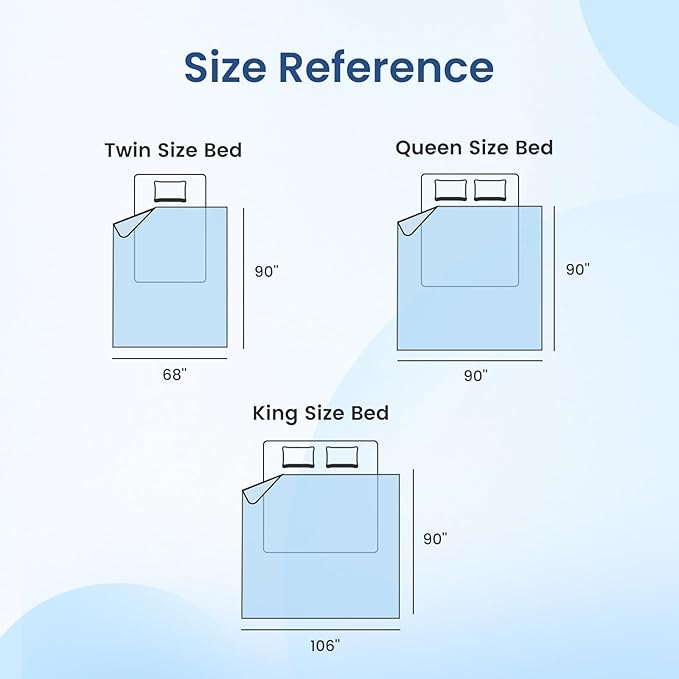 Cozy Bliss Cooling Comforter Twin Size, Cooling Blankets - Image 9