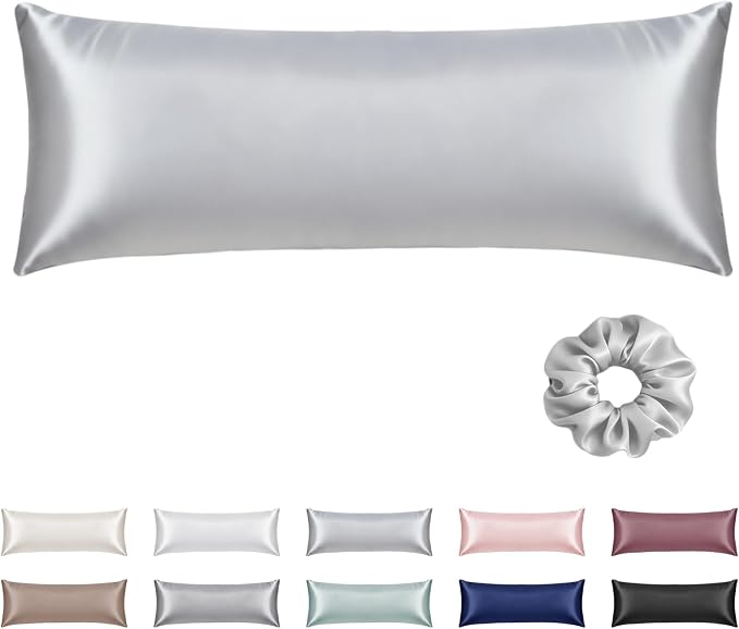Satin Body Pillow Pillowcase 1pc, Silky Body Pillow Cover Similar to Silk by Vielit