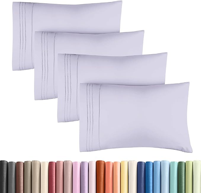 Standard Pillow Cases Set of 4 by CGKUnlimited