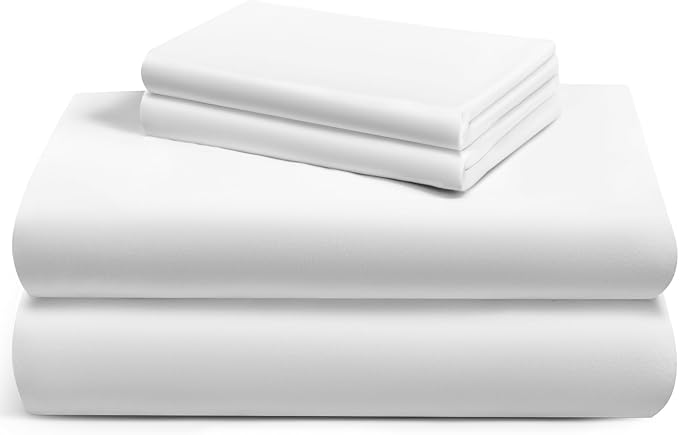 LuxClub Queen Sheet Set, 100% Viscose Derived from Bamboo Cooling Sheets - Image 8