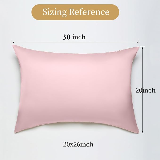 Mulberry Silk Pillowcase for Hair and Skin Queen Size 20"X 30" - Image 2