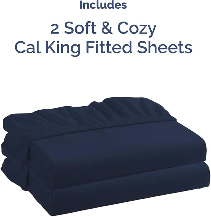 Cal King Size Fitted Bed Sheet - Image 4