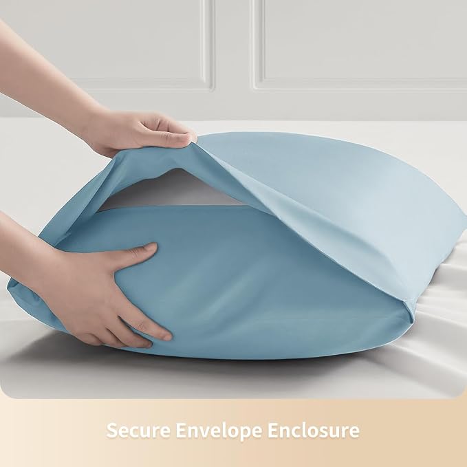 King Pillowcases, Cooling Viscose from Bamboo Pillow Covers - Image 6
