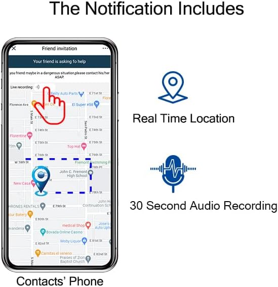 5-in-1 Smart Personal Alarms for Women, 130dB Sound, Notify Emergency Contacts - Image 4