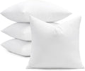 puredown® 18x18 Feather Down Pillow Inserts, 4 Pack Throw Pillow Inserts by Puredown