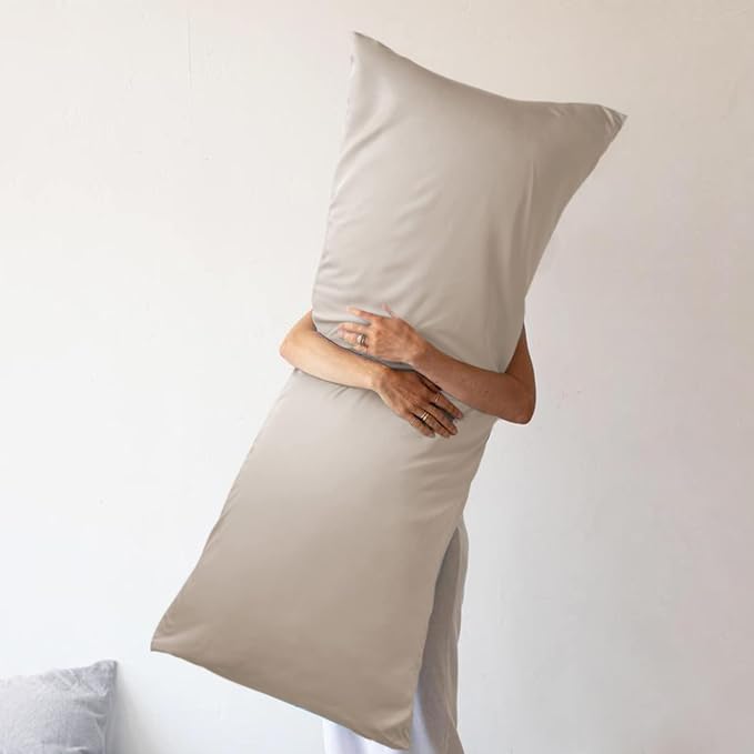 WishSmile Body Cooling Pillowcase Long Pillow Case Breathable Cool Silky Soft - Image 5