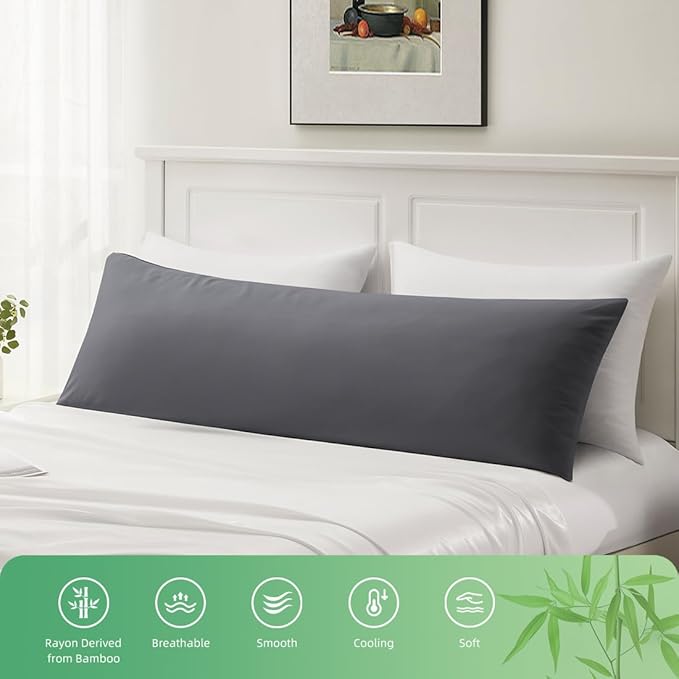 Body Pillowcase, Cooling Viscose from Bamboo Pillow Cover - Image 5