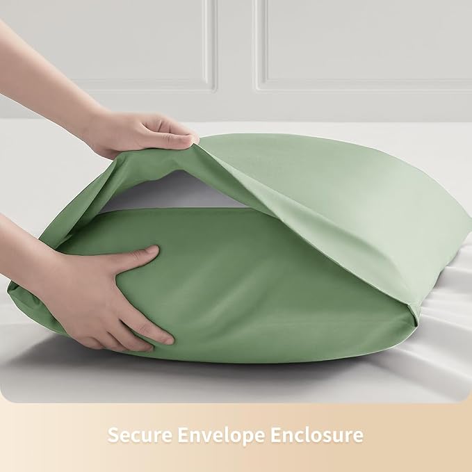 Standard Pillowcases, Cooling Viscose from Bamboo Pillow Covers - Image 5