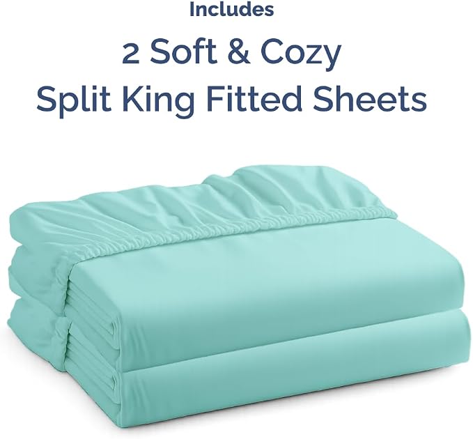Split King Fitted Bed Sheet - Image 4