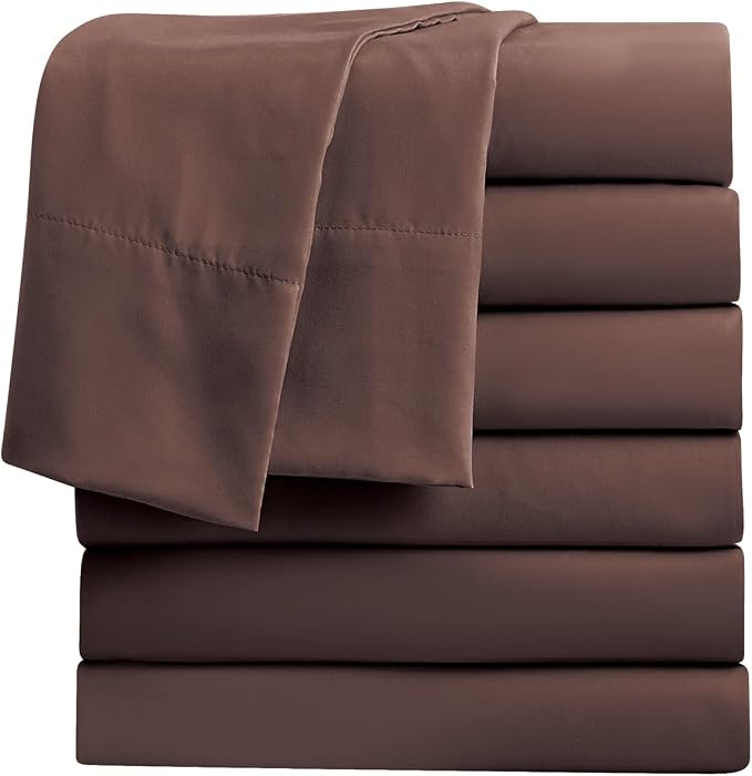 FreshCulture Twin Flat Sheets Only, Soft Microfiber Bedding Sheets by FreshCulture