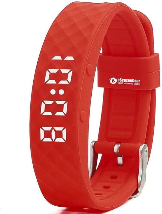 VB80 12 Alarm Vibrating Watch, Silent Vibration Shake Wake ADHD Medication by Unknown