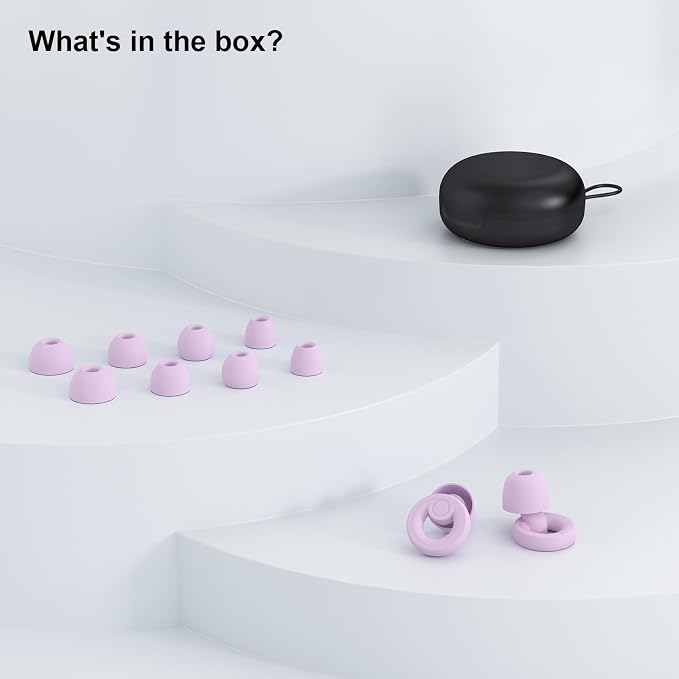 Jayine Ear Plugs for Noise Reduction, Reusable Concert Earplugs Hearing - Image 6
