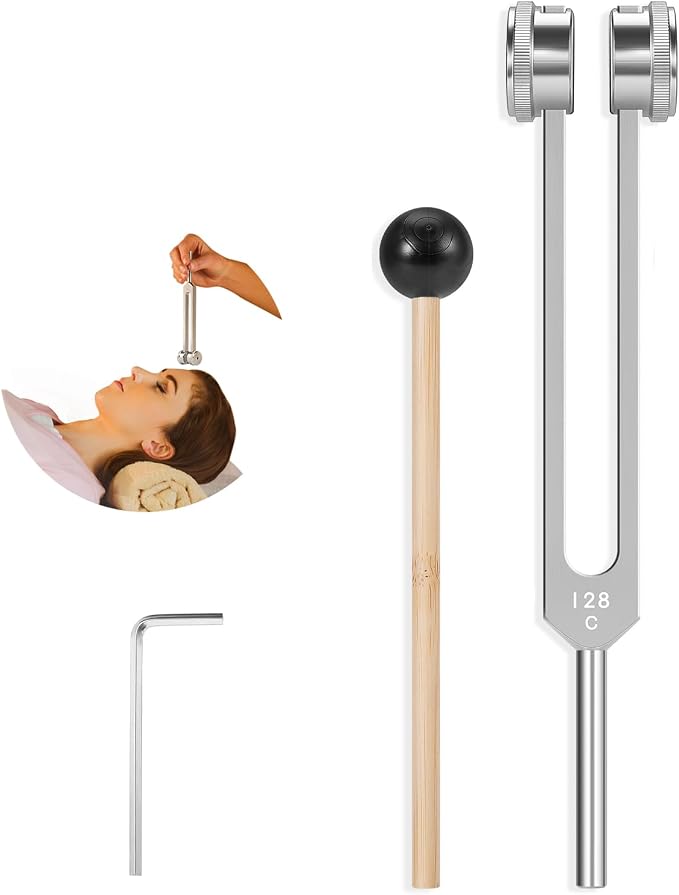 Tuning Fork 128hz with Reflex Hammer by KAIGESZAD