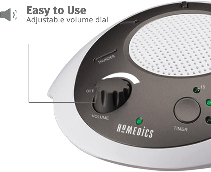 Homedics SoundSleep White Noise Sound Machine, Small Travel Sound Machine - Image 5
