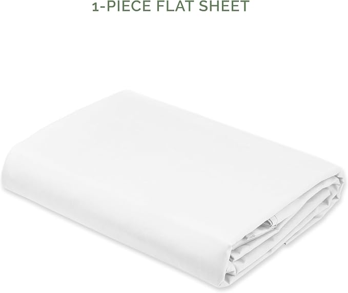 Elegant Comfort Premium Hotel Quality 1-Piece Flat Sheet, Luxury & Softest 1500 - Image 2