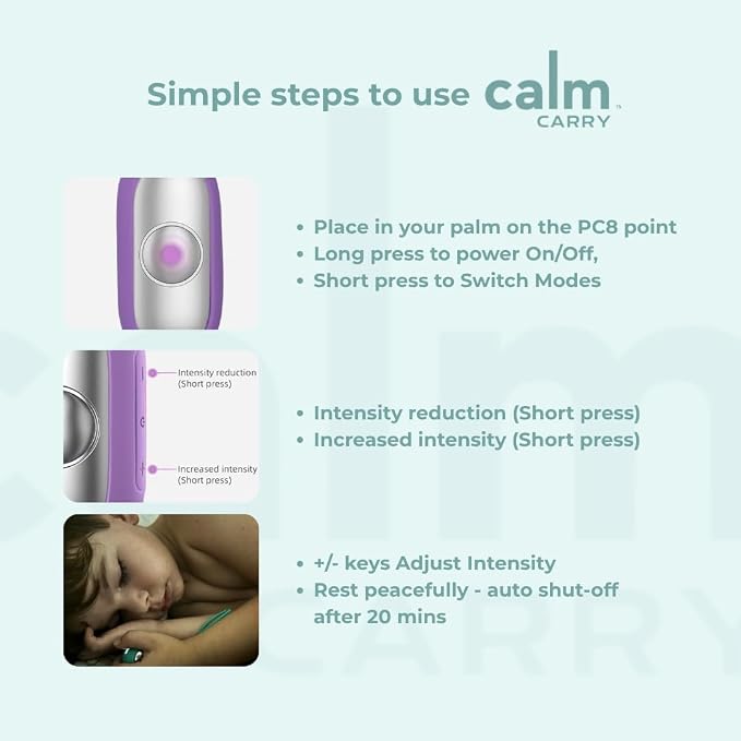 Glowco CalmCarry Sleep Aid Device – Handheld Microcurrent Relaxation Tool - Image 3
